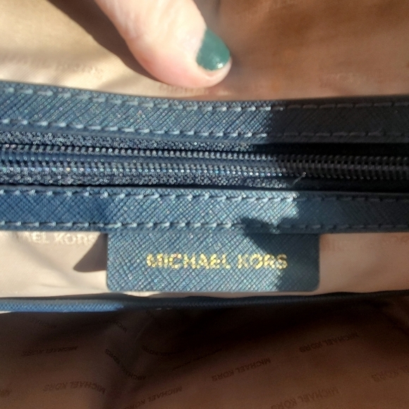 Michael kors tote bag. Dark blue - Picture 7 of 15